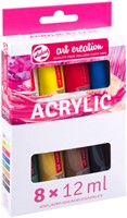 Acrylverf Talens Art Creation 12ml set à 8 kleuren-2