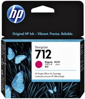 Inktcartridge HP 712 3ED68A rood