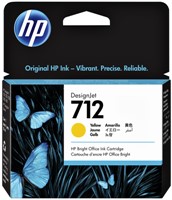 Inktcartridge HP 712 3ED69A geel