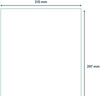Etiket Qbasic A4 1.000 vel 210x297mm 1000 labels-2