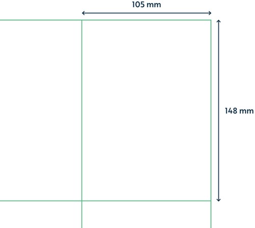 Etiket Qbasic A4 1.000 vel 105x148mm 4000 labels-2