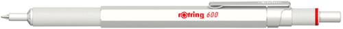 Balpen rOtring 600 parelmoer medium wit