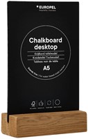 Krijtbord Europel houten voet A5 staand-2