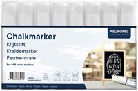 Krijtstift Europel 15mm wit etui 8 stuks-2
