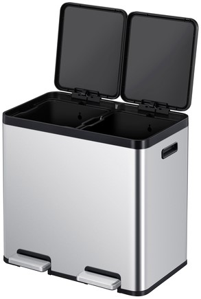 Pedaalemmer EKO Essential Recycler 2x22 liter rvs-2