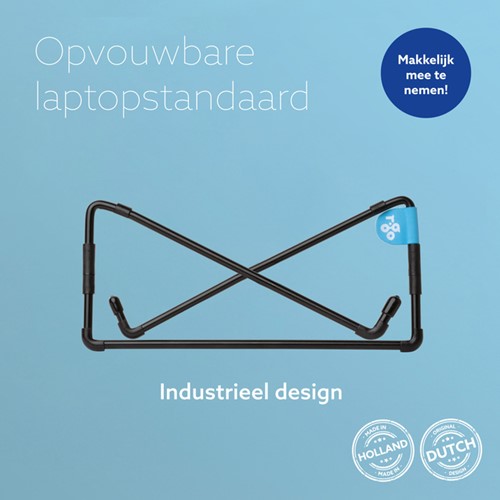 Laptopstandaard R-Go Travel Zwart-2