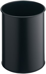 Papierbak Durable 3301-01 15liter rond zwart