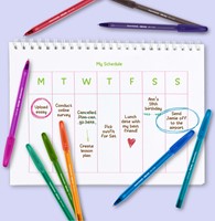 Balpen Paper Mate Inkjoy 100 fijn blauw-2