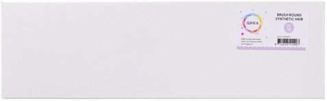 Penseel Qrea synthetisch haar nr 12 breedte 7,1mm-2