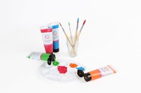 Penseel Qrea synthetisch haar nr 12 breedte 7,1mm-2