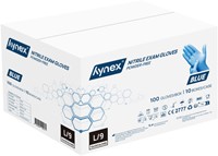 Handschoen Hynex nitril L blauw 3.5g pak à 100 stuks-2