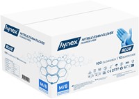 Handschoen Hynex nitril M blauw 3.5g pak à 100 stuks-2