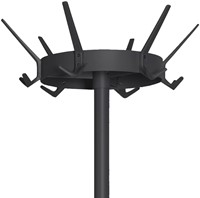 Kapstok Vepa Bins Crown 18 haken staand zwart-2