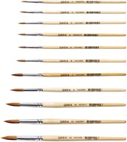 Penseel Qrea synthetisch haar set à 5 breedtes-5