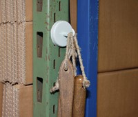 Magneet met haak MAUL 36mm trekkracht 6kg wit 5 stuks-2