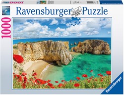 Puzzel Ravensburger Klaprozen in de Algarve 1000 stukjes