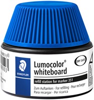 Viltstiftvulling Staedtler Lumocolor whiteboard 30ml blauw