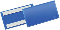 Documenthoes Durable zelfklevend 150x67mm blauw 50 stuks