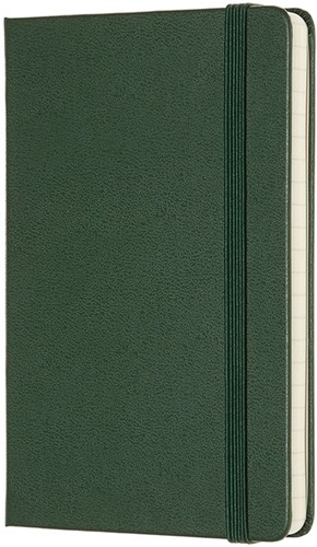 Notitieboek Moleskine pocket 90x140mm lijn hard cover myrtle green-2