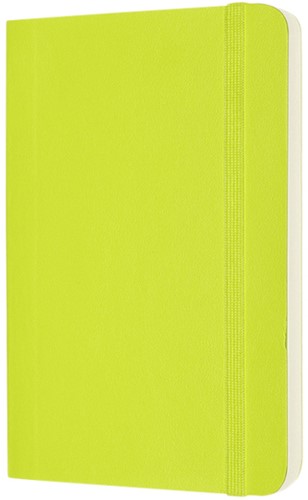 Notitieboek Moleskine pocket 90x140mm blanco soft cover lemon green-2