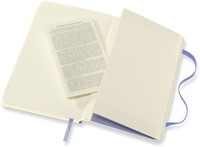 Notitieboek Moleskine pocket 90x140mm blanco soft cover hydrangea blue-1