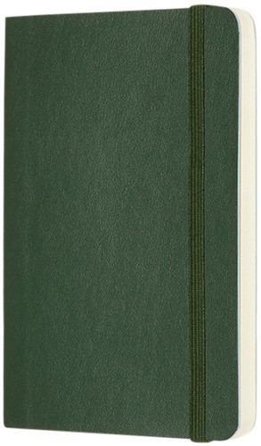 Notitieboek Moleskine pocket 90x140mm blanco soft cover myrtle green-2