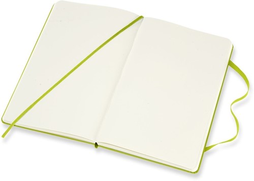 Notitieboek Moleskine large 130x210mm blanco hard cover lemon green-3