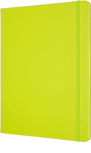 Notitieboek Moleskine XL 190x250mm lijn hard cover lemon green-2