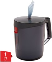 Poetspapierdispenser WypAll L10 Reach draagbare dispenser zwart 6221-2