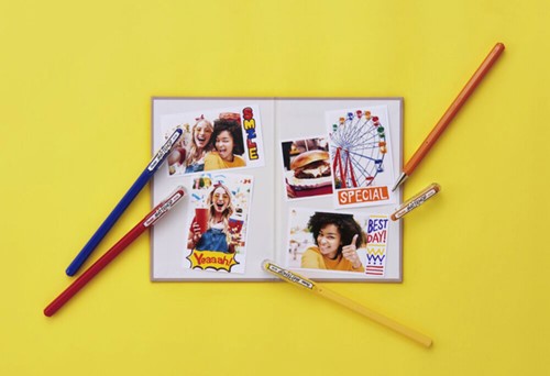 Gelschrijver Pentel K110 Mattehop Fun Sweet M assorti blister à 7st-3