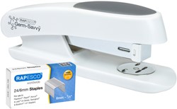 Nietmachine Rapesco Germ-Savvy Less Effort Eco Sting Ray antibacterieel wit