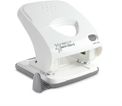 Perforator Rapesco Germ-Savvy Less Effort Eco X5-40ps antibacterieel 2-gaats wit