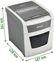 Papiervernietiger Leitz IQ Auto+ Small Office 50X P4 snippers 4x28mm-1
