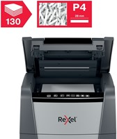 Papiervernietiger Rexel Optimum Auto+ 130X P4 snippers 4x28mm-4