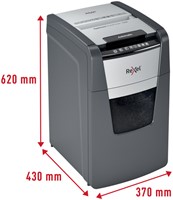 Papiervernietiger Rexel Optimum Auto+ 130X P4 snippers 4x28mm-3