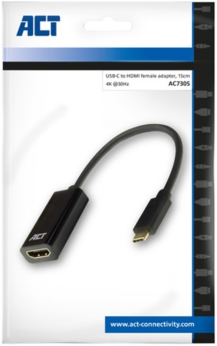 Adapter ACT USB-C naar HDMI 4K 30Hz 0.15 meter-2