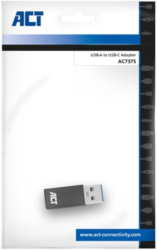 Adapter ACT USB-A naar USB-C USB 3.2 Gen.1-2