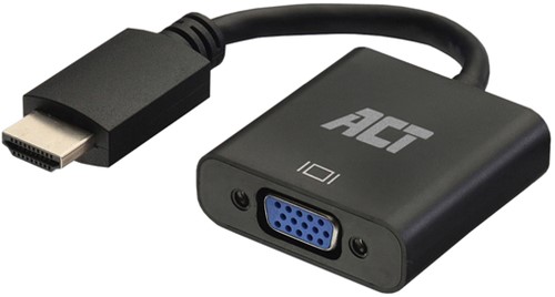 Adapter ACT HDMI naar VGA met audio 0.15 meter