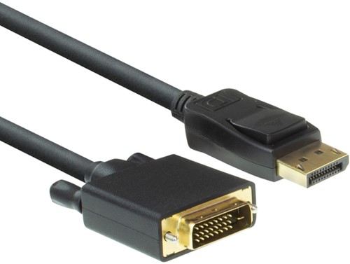Kabel ACT DisplayPort naar DVI 1.8 meter zwart