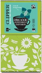 Thee Clipper infusion peppermint bio 250 zakjes