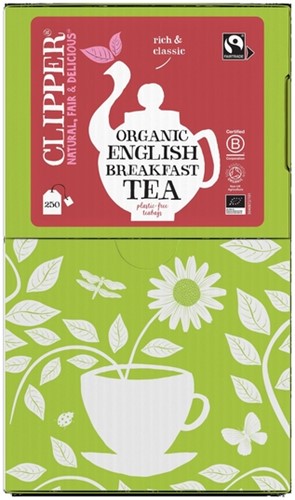 Thee Clipper English breakfast bio 250 zakjes