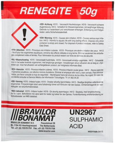 Ontkalker Bravilor Renegite voor koffiemachines