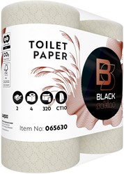 Toiletpapier BlackSatino CT10 GreenGrow 2-laags 4x320 vel naturel 066870