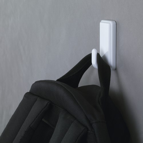 Haken tesa Powerstrips® LARGE Classic zelfklevend verwijderbaar wit 2 stuks-3