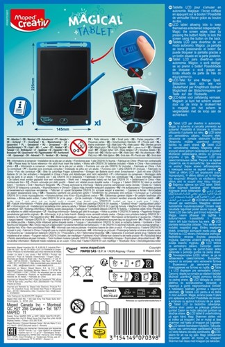 Tekentablet Maped Creativ Magical Tablet blauw-2