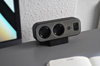 Stekkerdoos Brennenstuhl bureau Estilo 10vdig incl 1 USB C, 1 USB A, 2m zi/zw-4