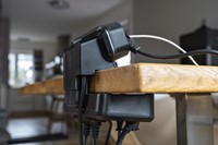 Stekkerdoos Brennenstuhl bureau Estilo 10vdig incl 1 USB C, 1 USB A, 2m zi/zw-6