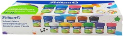 Plakkaatverf Pelikan 20ml assorti doos à 12 potjes