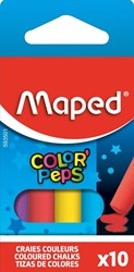 Schoolbordkrijt Maped Color'Peps set á 10 stuks assorti