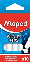Schoolbordkrijt Maped White'Peps set á 10 stuks wit